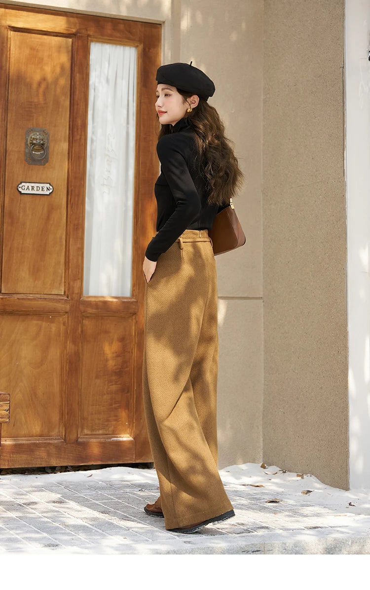 MISHOW Mock Neck Bottoming Shirt Long Sleeve Inner Tops for Women 2023 Autumn Winter New Fashion Warm Slim T-shirt MXC58Z0290