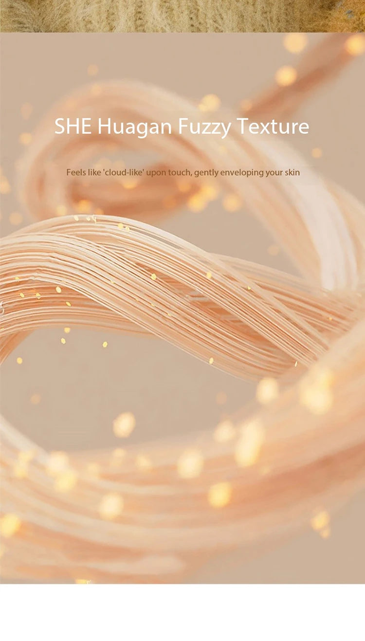 MISHOW Women's V-neck Knit Pullover Retro Yellow Striped Sweater 2025 Casual Faux Mink Jacquard Loose Knit Sweater MXE87Z2766