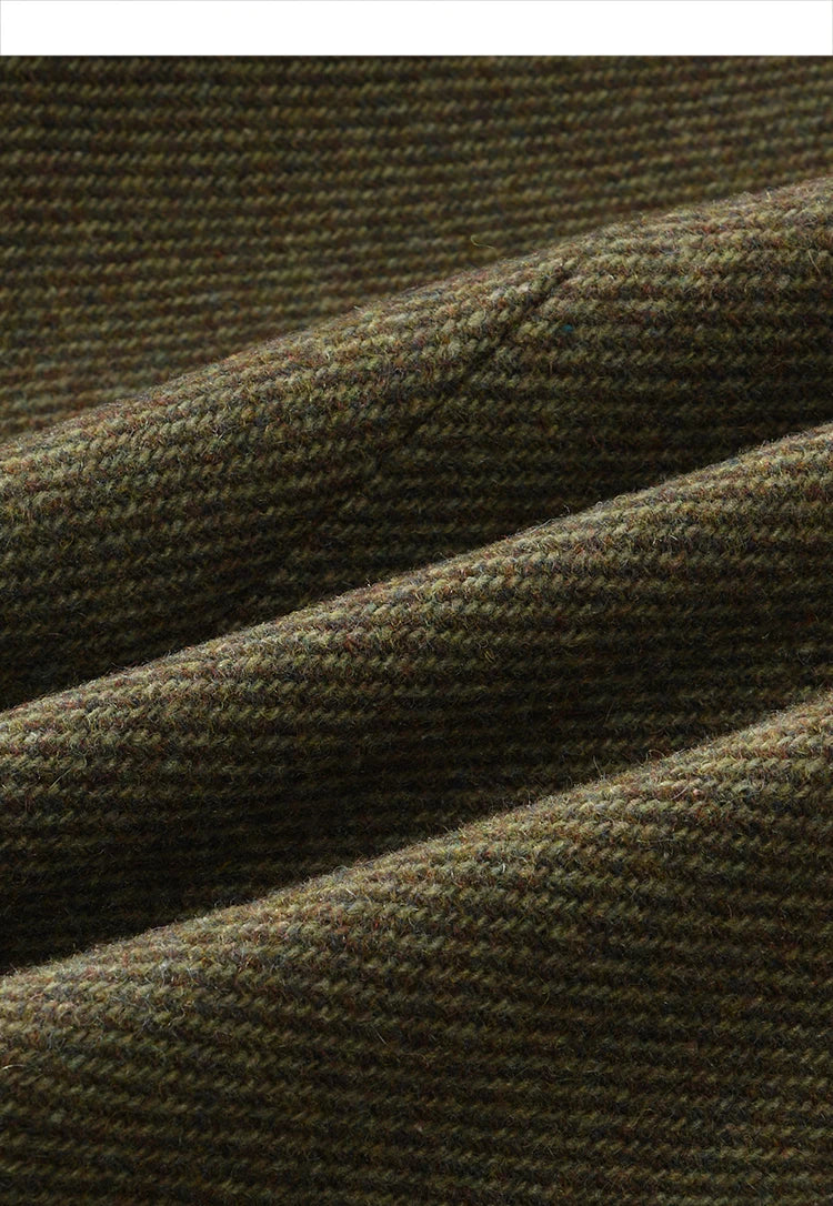 MISHOW Fashion Plaid Tweed Coat Women Premium Elegant Gentle Tweed Jacket Single Breasted Long Sleeve Loose Short Top MXD46W0449