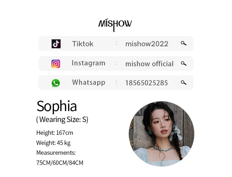 MISHOW Women's Square Neck Short Sleeve Dress 2025 Summer New Fashion Puff Sleeve Double Belt Dresses Ladies Clothing MXE34L2222