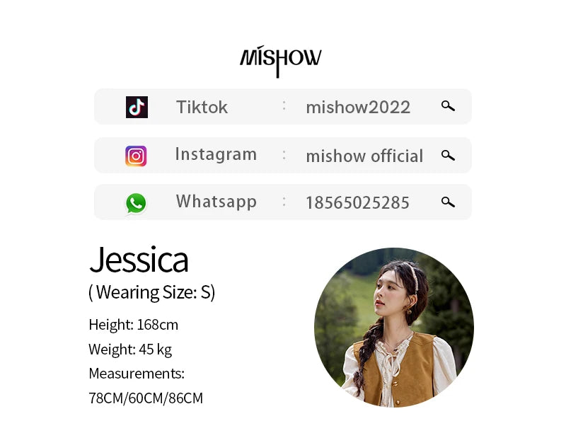 MISHOW Retro High Waist Suede Midi Skirt for Women Autumn 2024 Symmetrical Lip Pouch Skirts Slim Solid A-LINE Skirt MXD41B0486