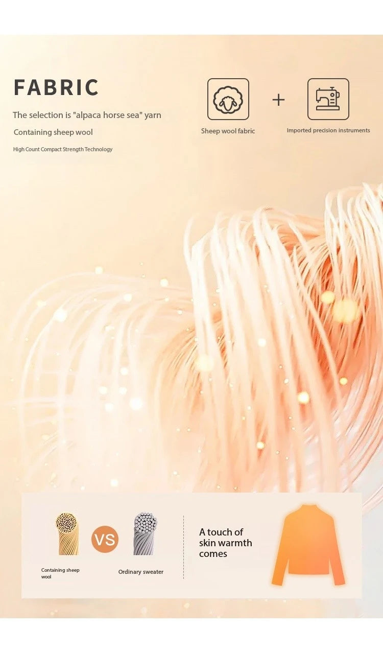 MISHOW Turn Down Collar Wool Blend Sweater Women Solid Single-breasted Tops Thickened Warm Versatile Knitted Cardigan MXD59Z1136