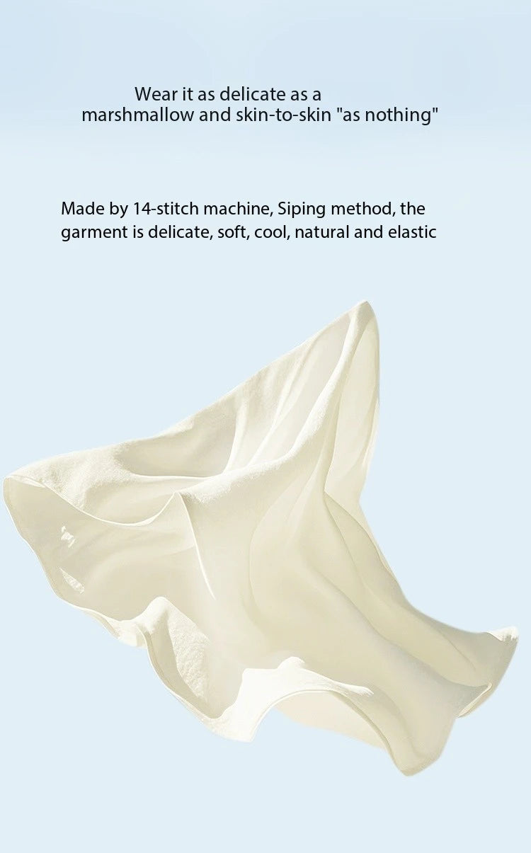 MISHOW Women's Short Sleeved Knitted T-shirt Spring 2025 Korean Minimalist Back Hollowed Out Pearl Buckle Design Tees MXE13Z1072