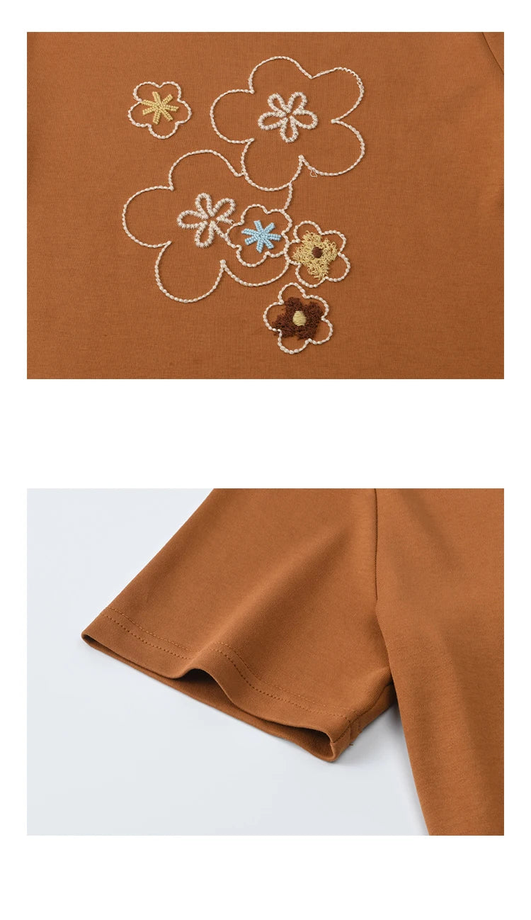 MISHOW Fashion Print T-shirt Women's 2025 Summer New O-Neck Short Sleeve Tee Casual Versatile Top Women's Clothing MXE36T0576