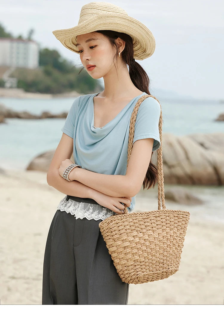 MISHOW Gray Suitable Pant Women 2025 Summer High Waist Retro Long Wide Leg Pants Woman Fashion Office Lady Trousers MXE32K0921