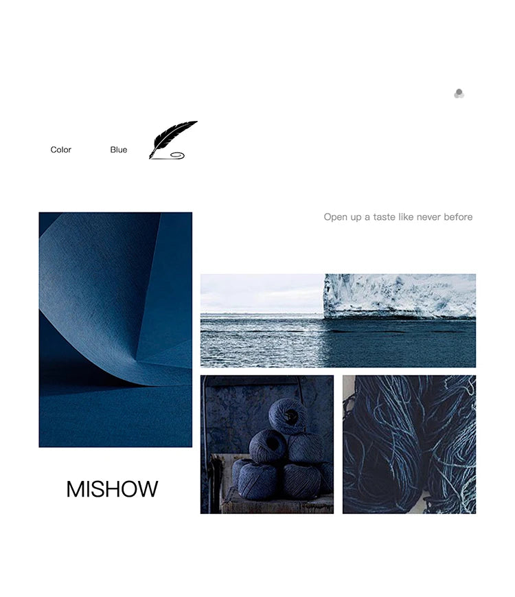 MISHOW Women's Jeans 2025 Autumn Winter Denim Blue Flared High Waist Slim Jeans New Retro Commute Wide Leg Trousers MXE51K1092