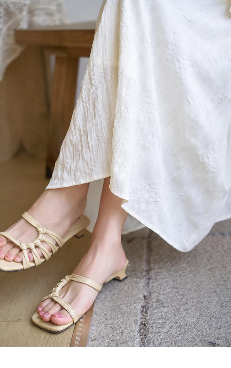 MISHOW Eegnat Lace Edge Skirt for Women Summer 2025 Ruffle Edge High Waist Slim A-line Long Skirt Solid Cake Skirts MXD30B0385