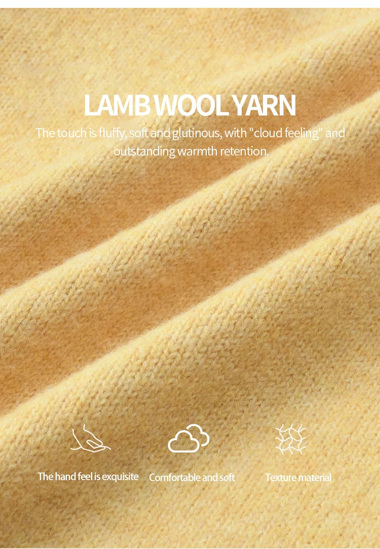 MISHOW Lamb Jacquard Knit Cardigan Women 2025 Autumn New Lambskin Round Neck Single-breasted Commuting Loose Sweater MXE48Z2571