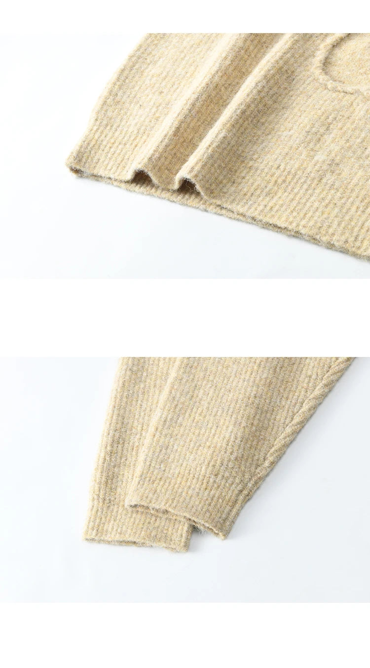 MISHOW Gentle Sweet Sweater Women's 2024 Autumn Winter Cute Emboridery Cartoon Dropped Sleeves Pullovers Sweater Tops MXD54Z0953