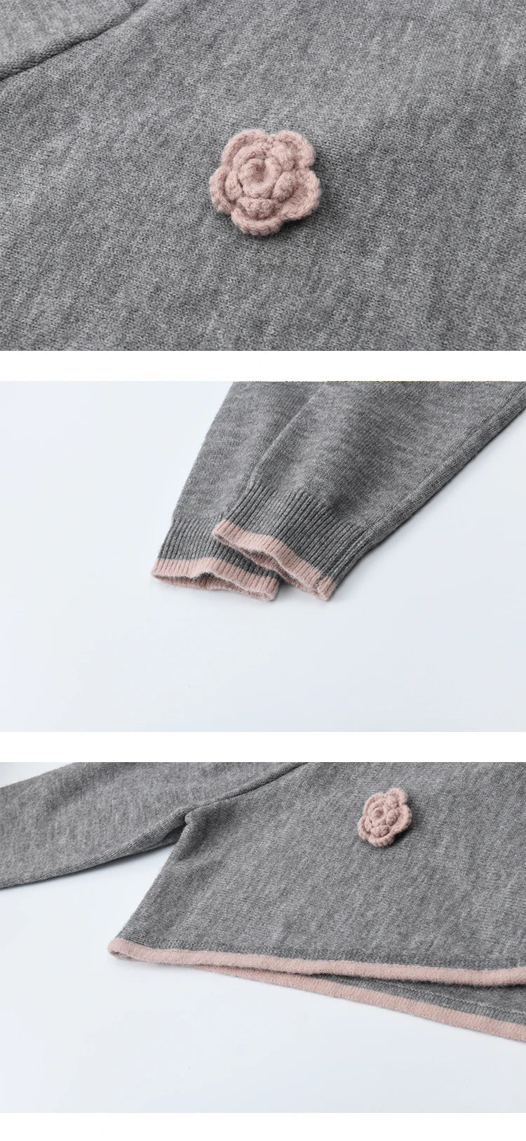 MISHOW Women's Knitted Suit 2025 Autumn Sweet Style Irregular Round Neck Top Pink Suspender Dress Slim Two-piece SuitMXE49T1397