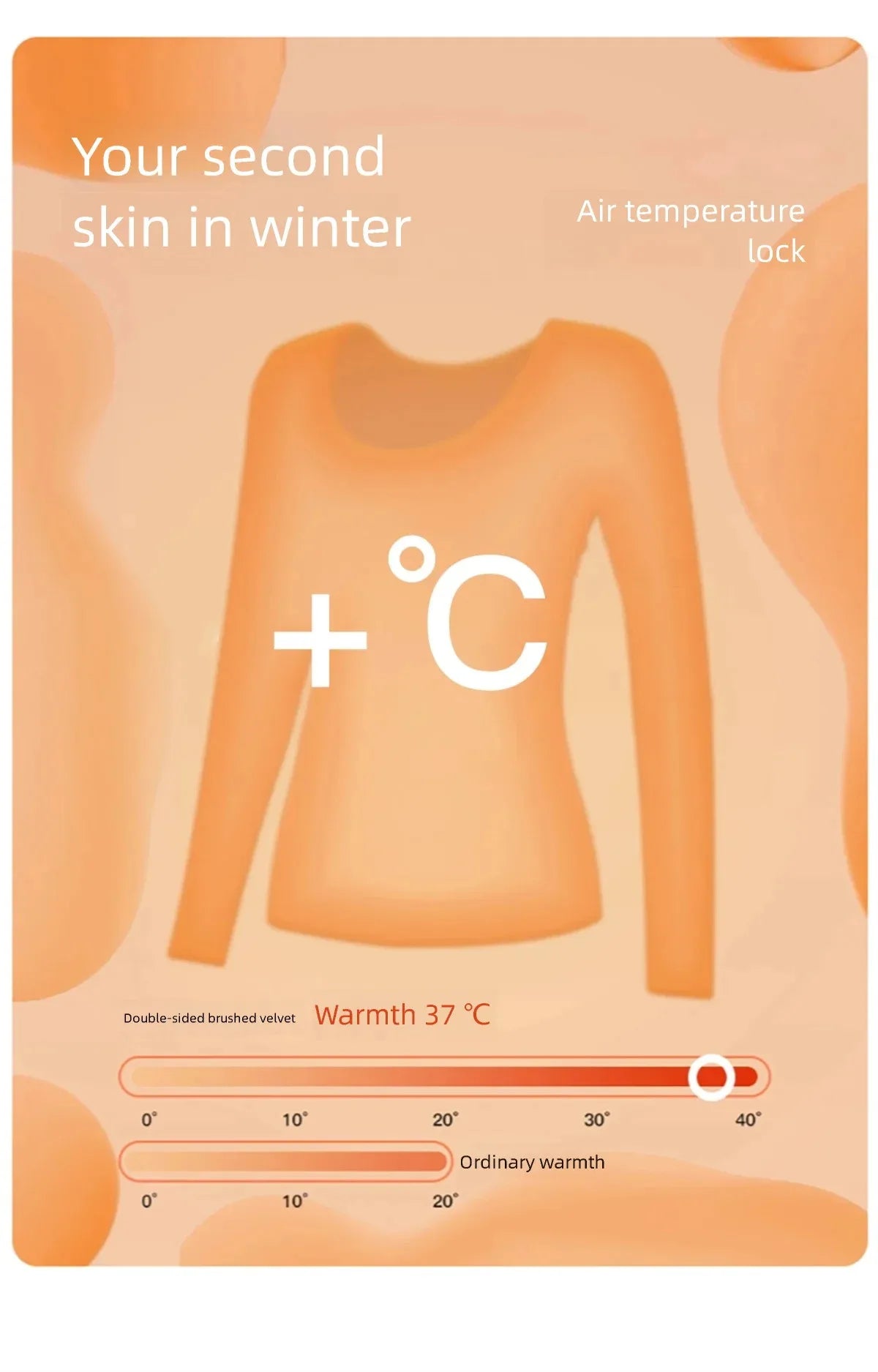 Mishow Multi-Color Thermal Turtleneck Top MXE91Z2784