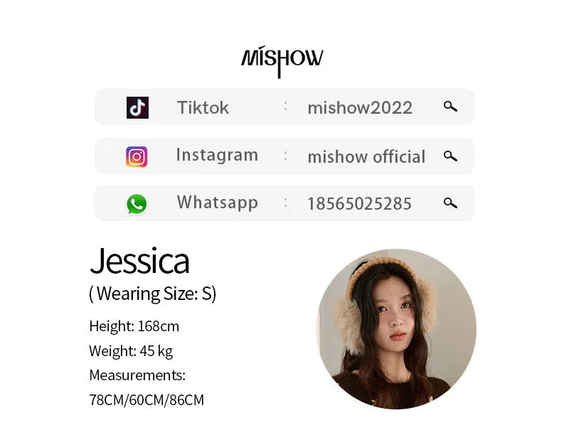 MISHOW Women's Lucky Bottle Jacquard Wool Warm Sweater 2025 Winter 3D Floral Color Block Retro Thickened Knitwear MXE91Z2840