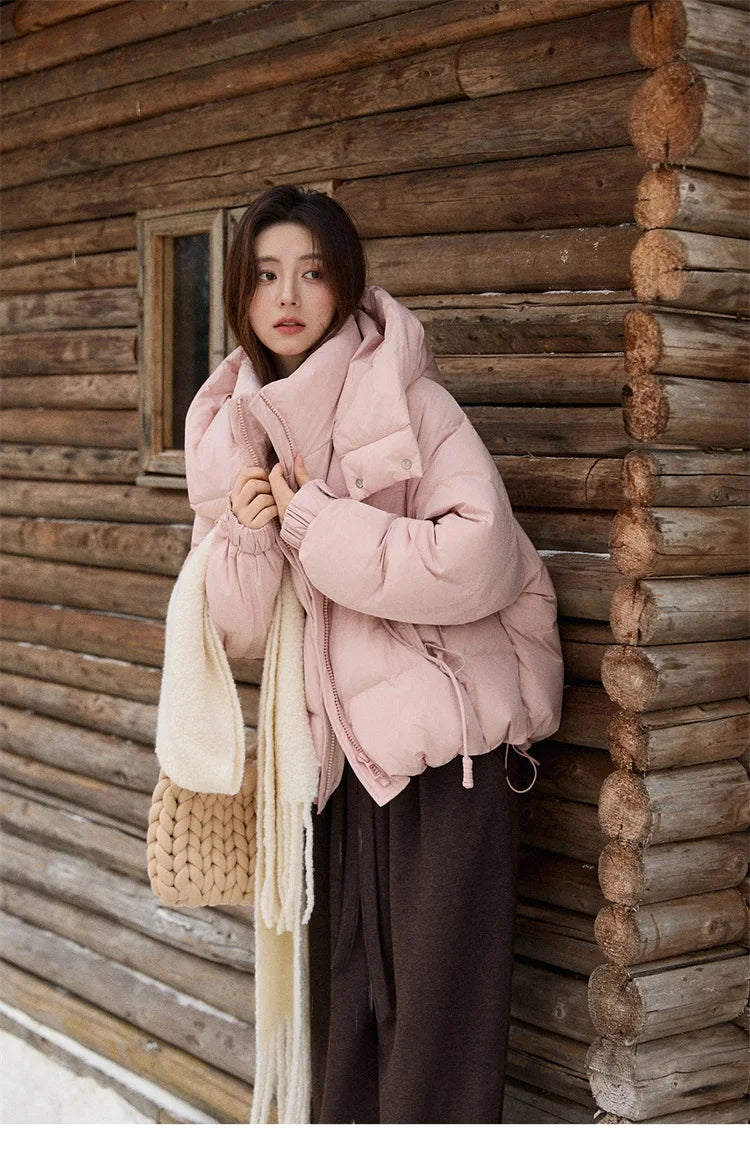 MISHOW Long Sleeve Sweaters 2025 Winter Elegant Loose Handmade Crochet Bowknot Sweater Women's Casual Knitted Top MXE87Z2679