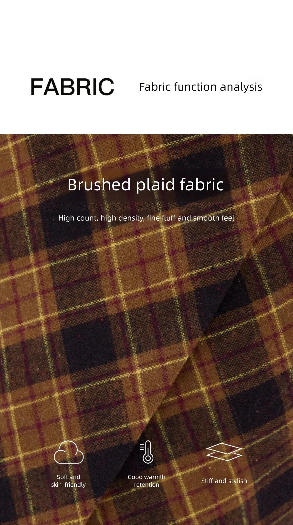 MISHOW Retro Plaid Brushed Skirt for Women Winter 2025 High Waist Slim Thick Skirt Side Invisible Zipper Warm Skirts MXE91B2457