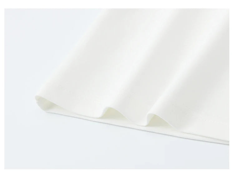 MISHOW Lace Edge Splicing Short Sleeve T-shirt for Women 2025 Summer Female Round Neck Simple Top Women's Clothing MXE38T0630