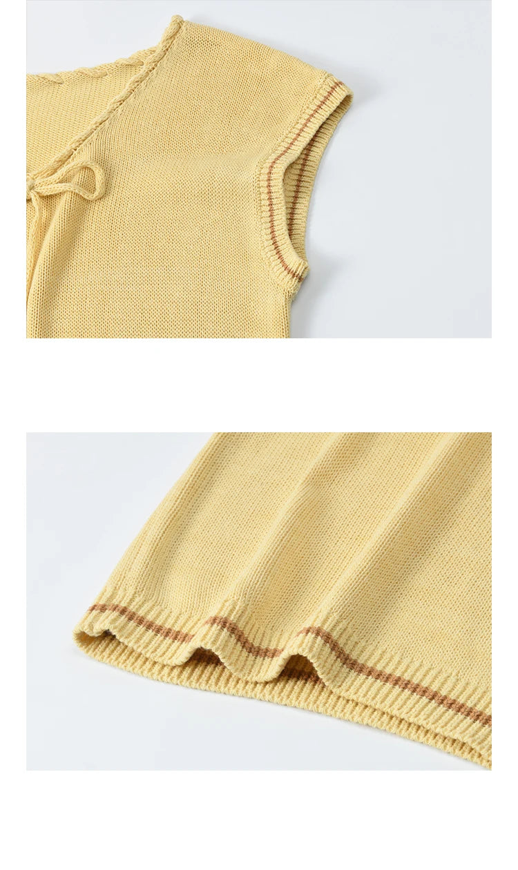 MISHOW Office Lady Summer Knitted Sweater V-neck Short Sleeve Solid Slimming Bead Design Pullover Female Lazy Tops MXE33Z1227