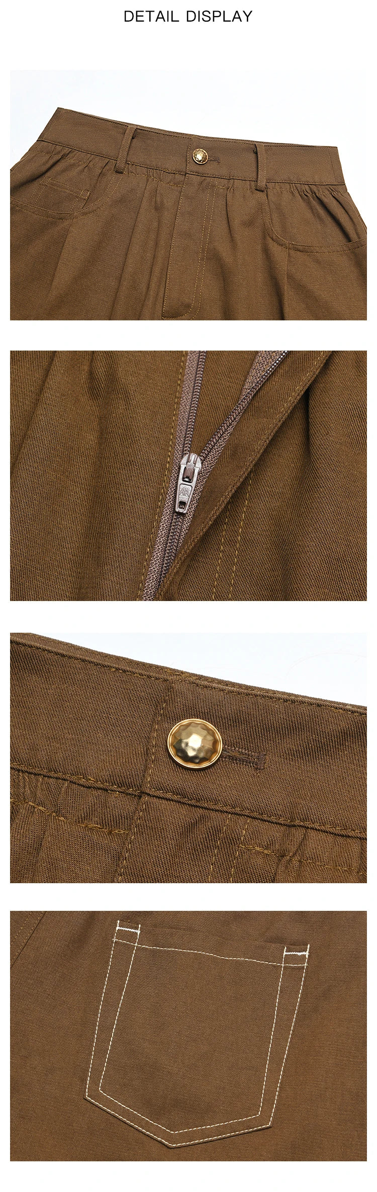 MISHOW High Waist Loose Casual Short Pants for Women Spring Autumn 2024 Versatile Slim Solid Straight Leg Shorts MXD41K0721