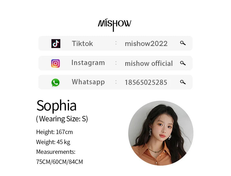 MISHOW Women's Shirts 2025 Autumn Color Blocking Buttons Pleated Cuffs Loose Top Female Solid Lapel Commuting Shirts MXE41C2352