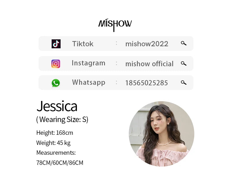 MISHOW French Retro Floral Short Sleeve Blouses Summer 2025 Loose One Line Shoulder Ruffled Edge Lace Up Sweet Top MXD25X1520