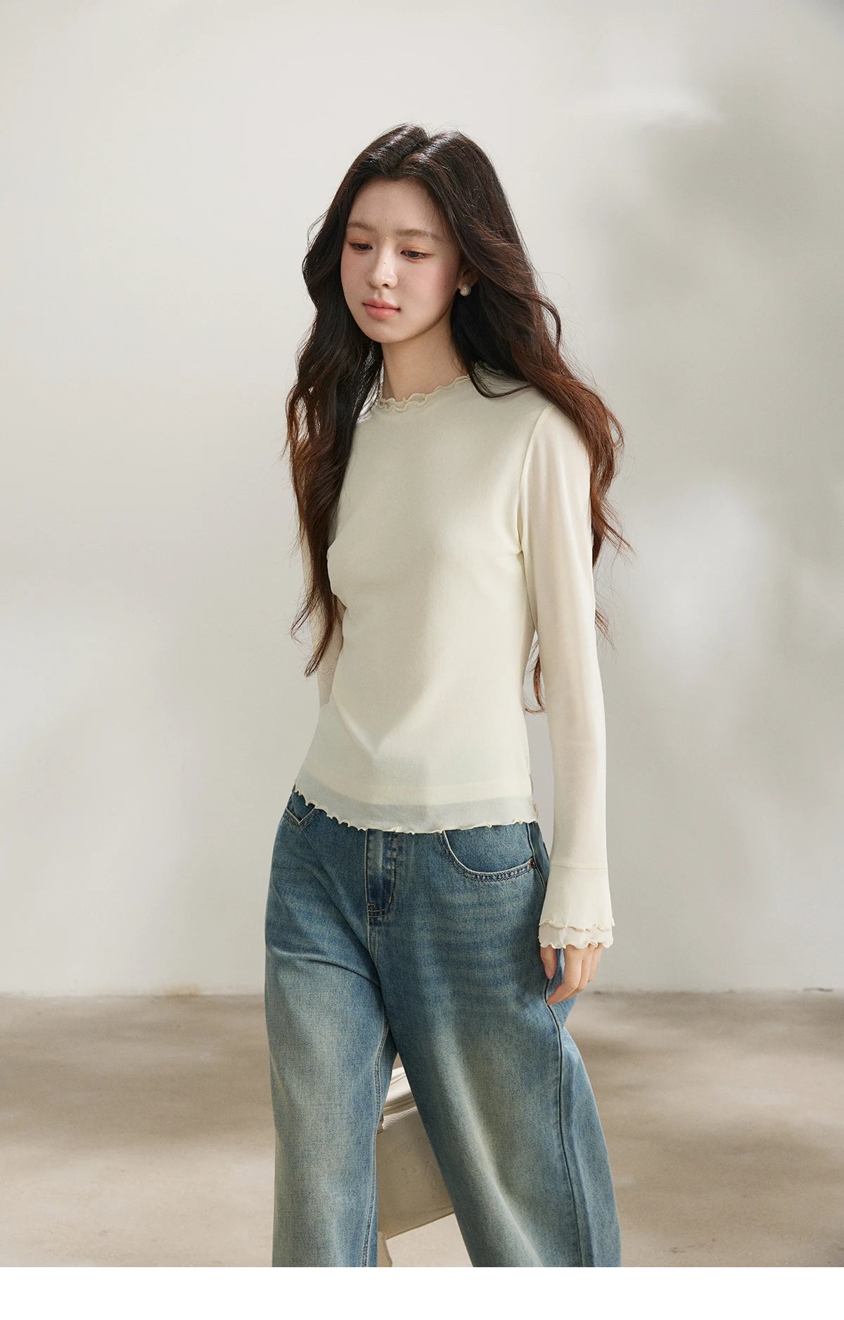 MISHOW Women's Imitation Suede Jacket2026 Spring Floral Embroidery Lapel Zipper Coats Long Sleeve Casual Outerwear MXF11W1027