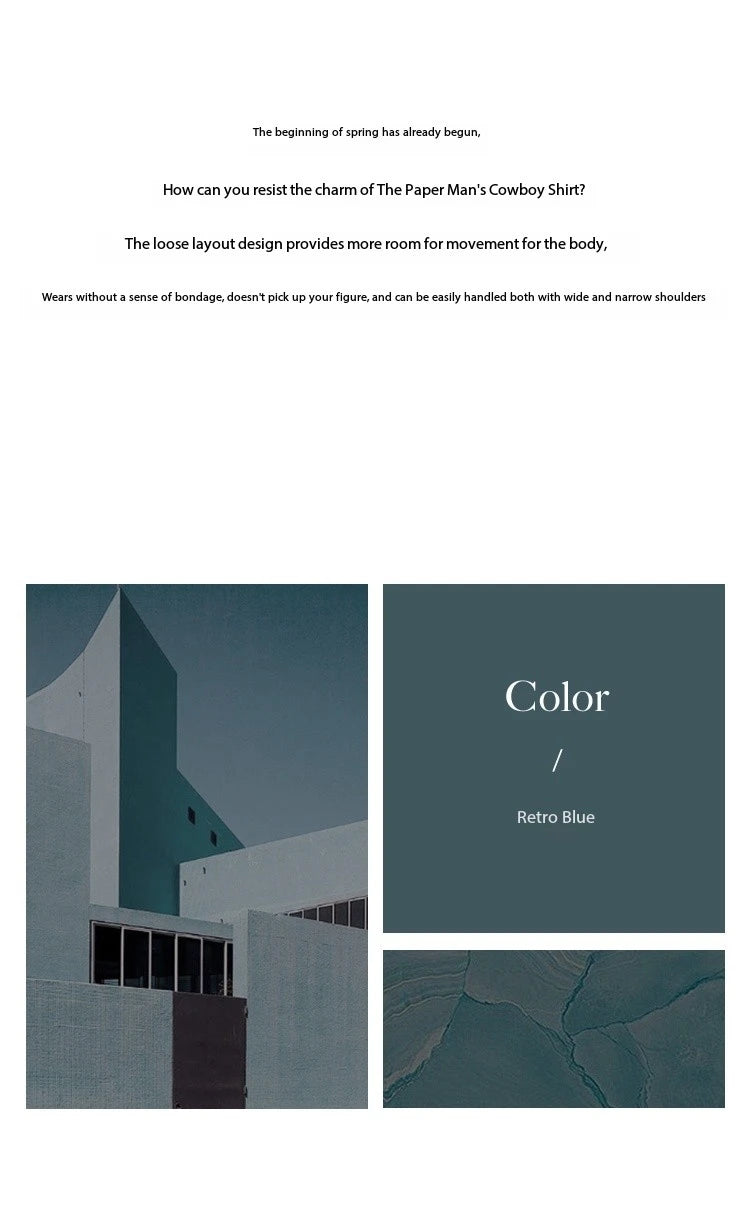 MISHOW Retro Washed Denim Shirt Spring 2025 Double Layered Patchwork Collar Shirt Metal Buckle Single Breasted Tops MXE12C0751