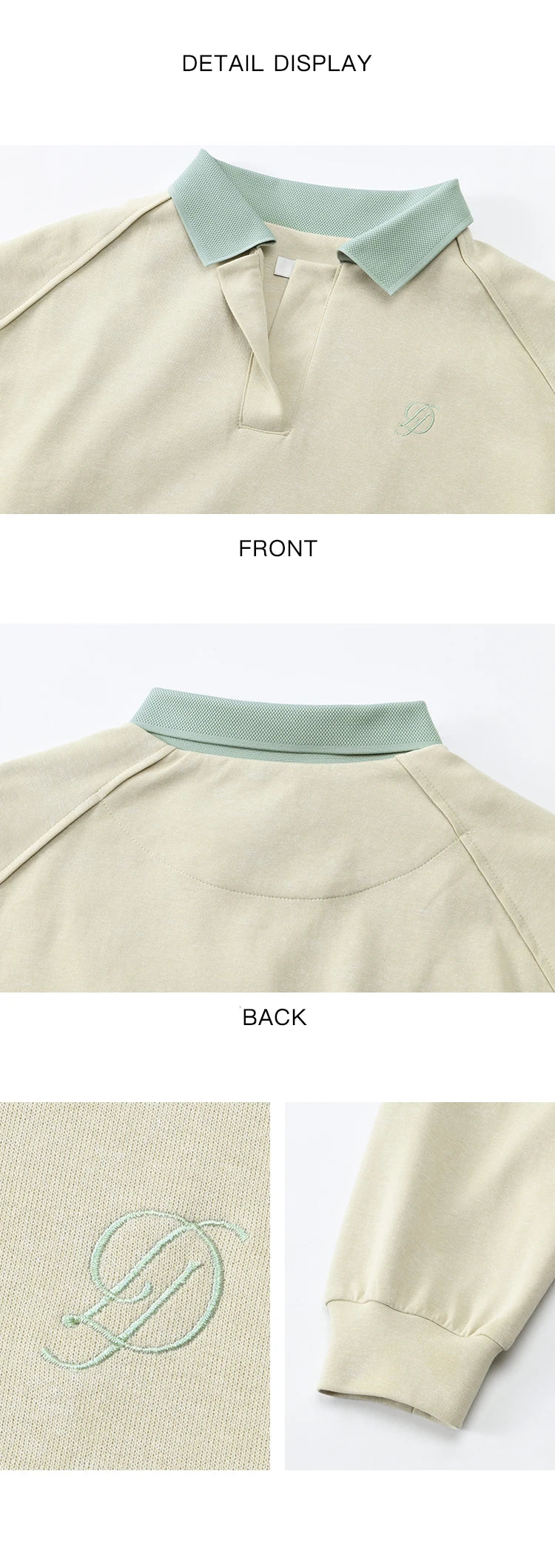 Mishow Polo Neck Sweatshirt & Contrast Letter Skirt Set MXD44V0097