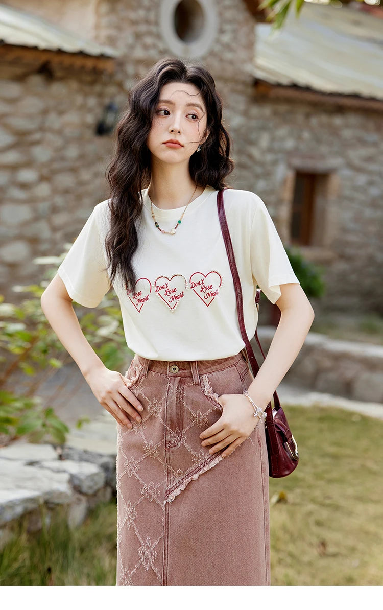 MISHOW Cowboy Skirts Separately For Women 2025 Spring New Gentle Sweet Thick Jacquard Short Jacket Mid Long Skirt MXE14W0754