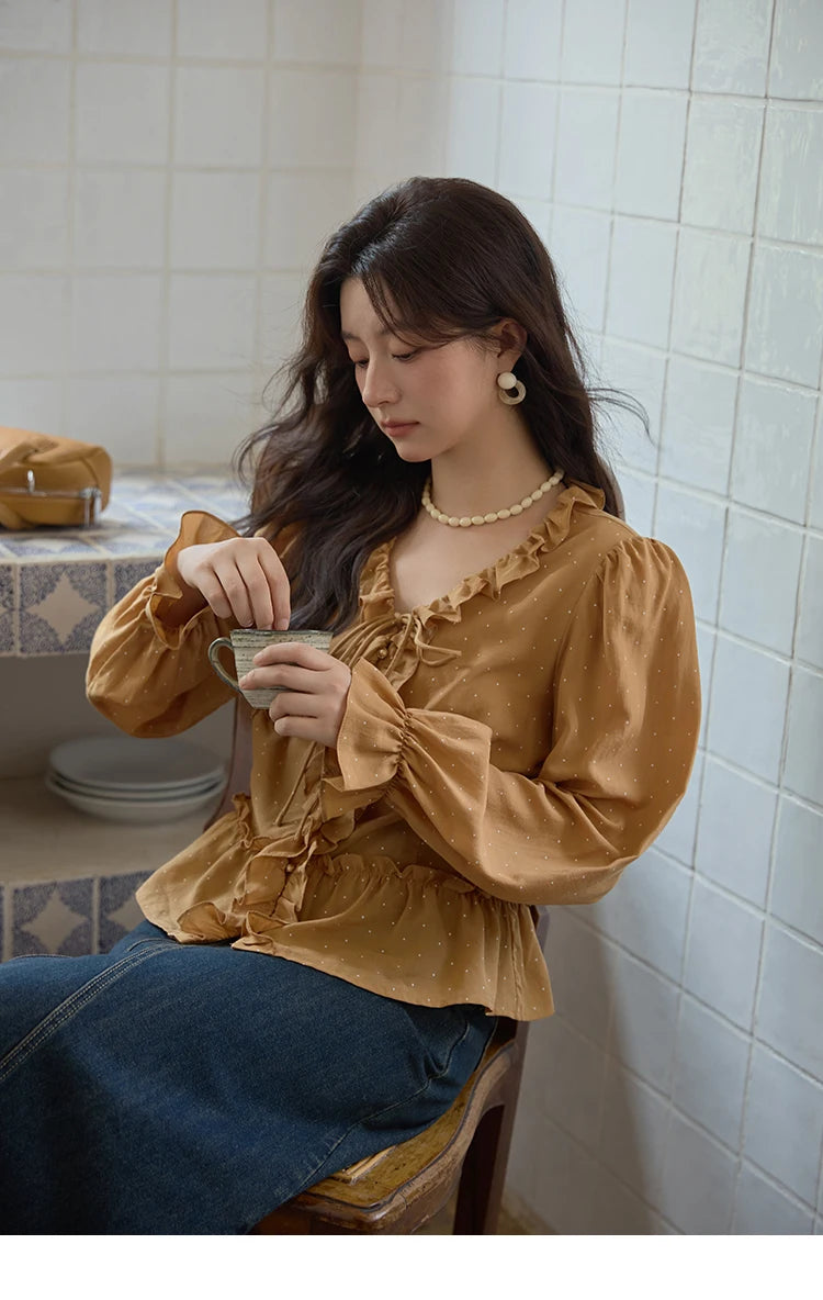 MISHOW High Waist Slim Denim Skirt for Women Autumn 2025 Fashion Pocket Skirt Rear Hem Split Casual Skirt Office Lady MXE41B2379