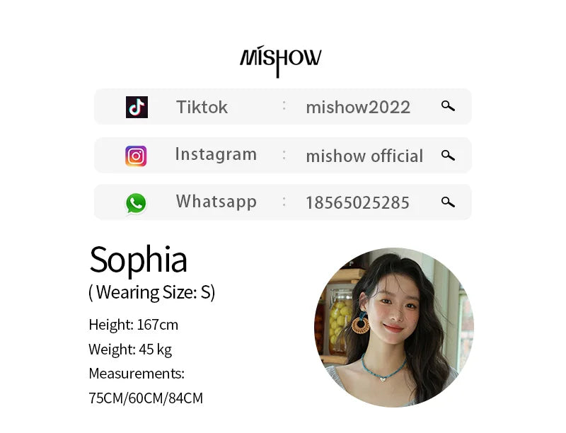 MISHOW Women's Two Piece Set 2025 Summer New Embroidery Flower Round Neck Blouse Fashion Pocket Wide Leg Pants Set MXE39T0669