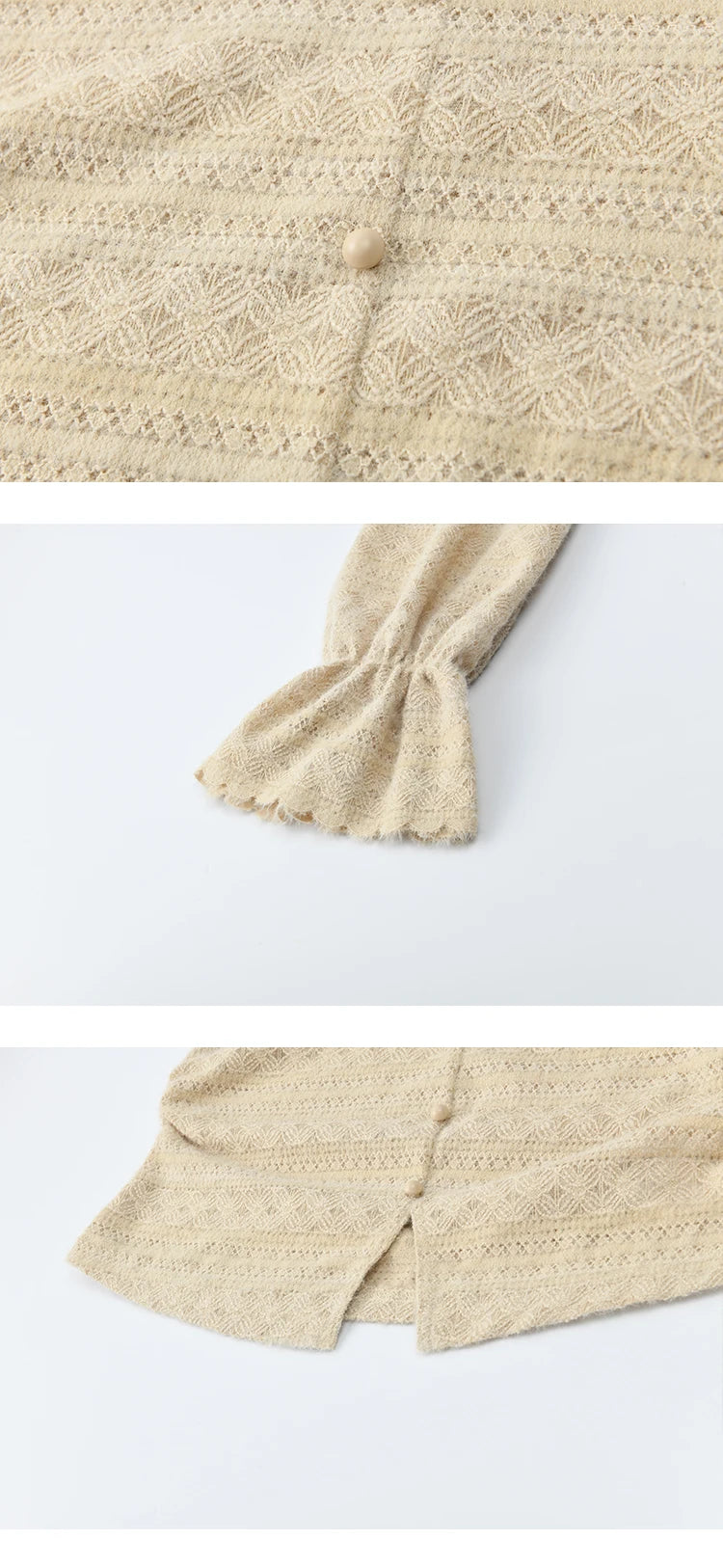 MISHOW Women's Casual Shirt 2025 Autumn Design Sense Elegant Lace Shirt New Half-high Collar Waist Slit Slim Tops MXE48X2501