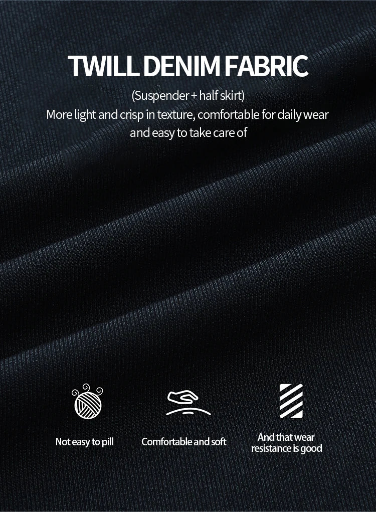 MISHOW Imitation Denim Casual Camisole Desses for Women Autumn 2025 Solid Lace-up Cardigan Separately (Not A Set) MXE41T0693