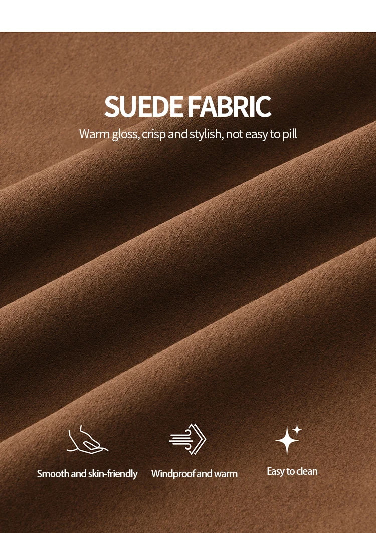 MISHOW Brown Jacket for Women 2025 Autumn Winter Retro Detachable Lace Collar Drawstring Hem Jacket Women's Clothing MXE45W0846