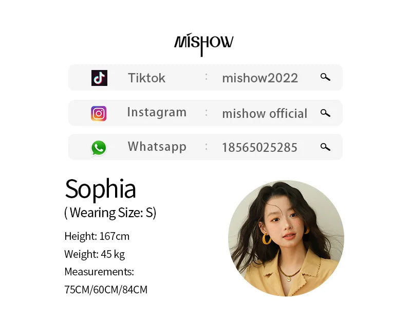 MISHOW Women's Retro Yellow Lapel Cotton Shirt 2025 Autumn Loose Casual Top Contrasting Button with Pocket Shirts MXE41C2356