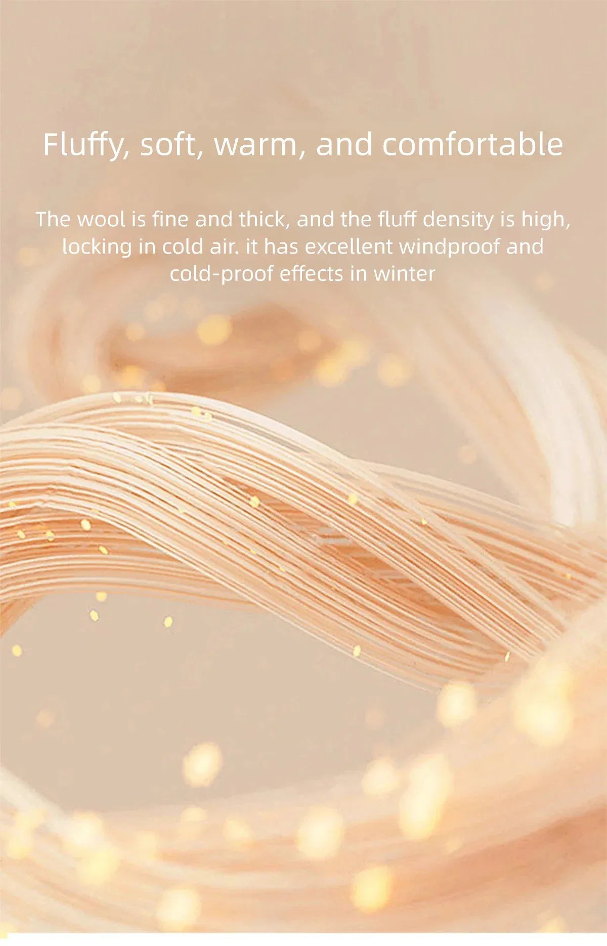 MISHOW Women's Cream Yellow Faux Suede Coat 2025 Winter Included Scarf Thickened Coats Soft Fleece Lined Outerwear MXE91W1019