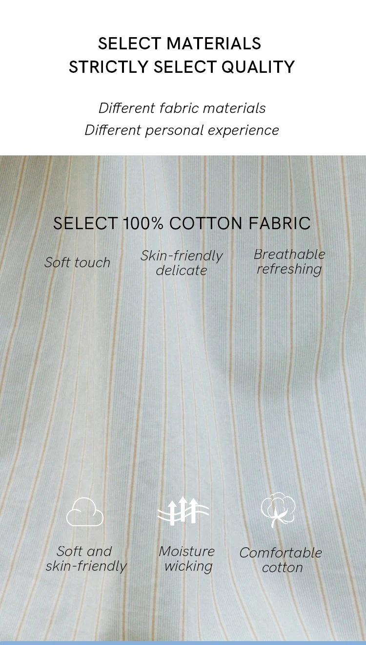 MISHOW Light Blue Striped Shirt for Women Spring 2025 Contrast Color Placket Shirt 100 Cotton Polo Neck Commuting Top MXE15C0762