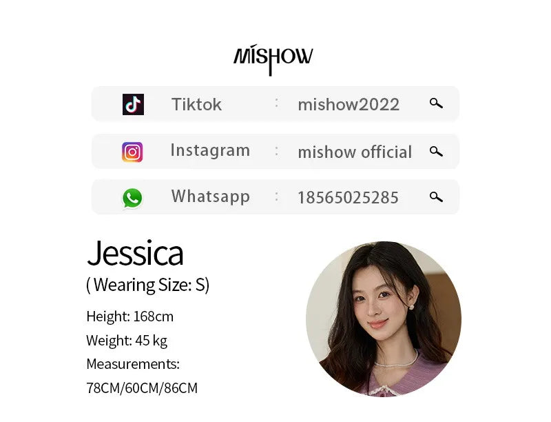 MISHOW Women's Lilac Flare Sleeve Knitted Cardigan 2026 Spring Peter Pan Collar Lace Trim Long Sleeve Slim Casual Top MXF11Z2994