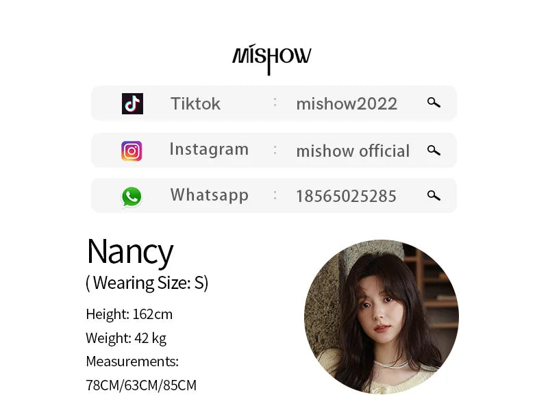 MISHOW Women's Knit Cardigan 2025 Autumn Elegant Camellia Brooch Round Neck Long-Sleeve Top Solid Commute Outerwear MXE44Z1390