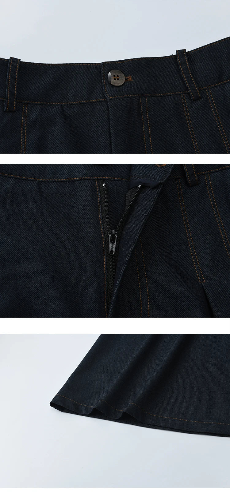 MISHOW Imitation Denim Casual Camisole Desses for Women Autumn 2025 Solid Lace-up Cardigan Separately (Not A Set) MXE41T0693