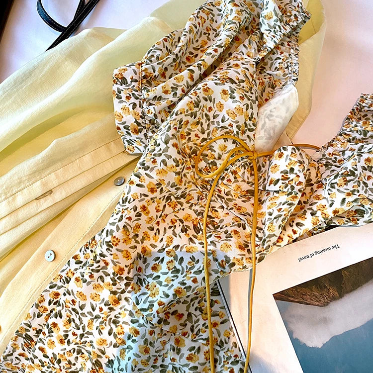 MISHOW 2023 Summer New Midi Dresses Women Vintage Short Sleeve A-Line Retro Mini Dress Korean French Female Clothing  MX20B1087