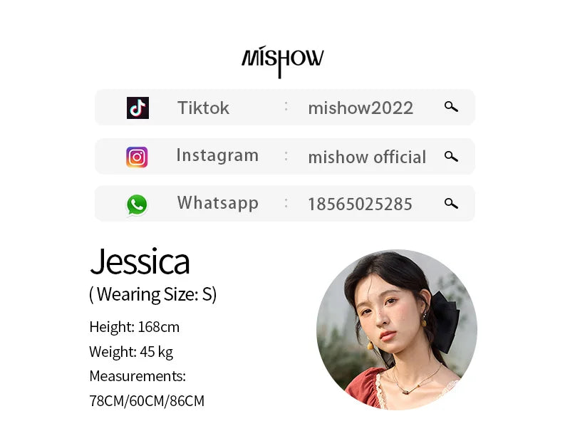 MISHOW French Summer Dress Women New 2025 Puff Short Sleeve Lace Neck Slimming Long Dresses Female Fashion Elegant MXE35L2297