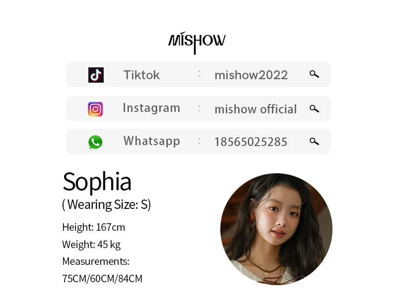 MISHOW Cashew Flower Embroidered Blouse Autumn 2025 Ruffle V-neck Lace Up Tops 100 Lyocell Lantern Sleeves Blouses MXE43X1987