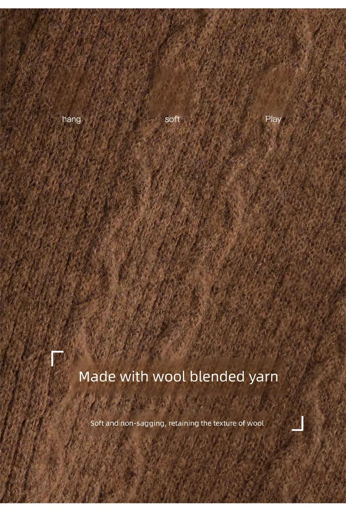 MISHOW Women's Brown Two-Piece Set 2026 Spring Knitted Vest V-Neck Cable Knit Maxi Skirt Casual Retro Warm Outfit MXF11T1460