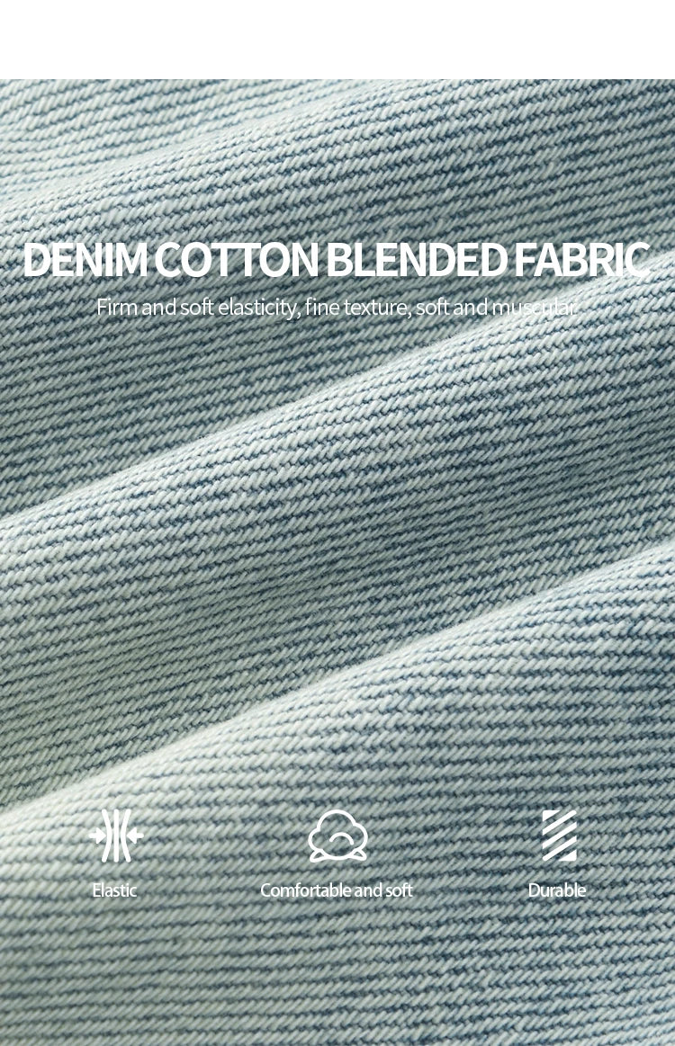 MISHOW Retro Light Blue Denim Shorts for Women Summer 2025 Fashion High Waist Washed Button Zipper Wide Leg Shorts MXE35K0944