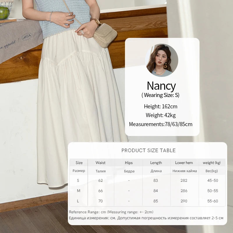 MISHOW High Waist A-Line Skirt Slim Elastic Waist MXE37B0749