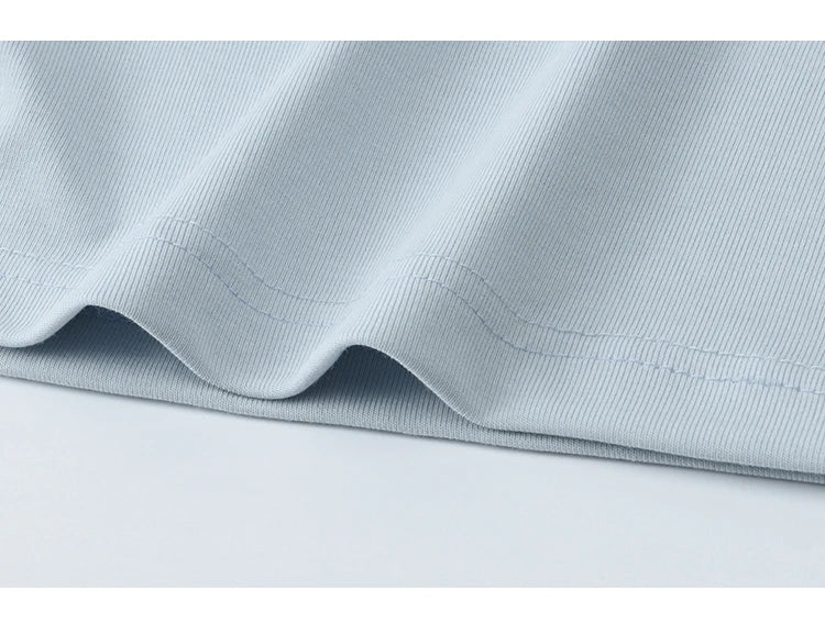 MISHOW Two Piece Set Women's Fashion Lace Up Top 2025 Summer New Casual Print Wide Leg Half Skirt Set Ladies Clothing MXE35T0596