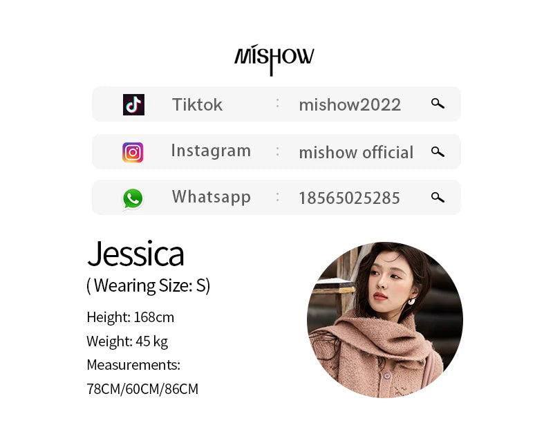 MISHOW Fair Isle Knitting Sweater Christmas Retro Cardigan Women Temperament Turn Down Collar Soft Warm Knitted Coat MXD58Z1036