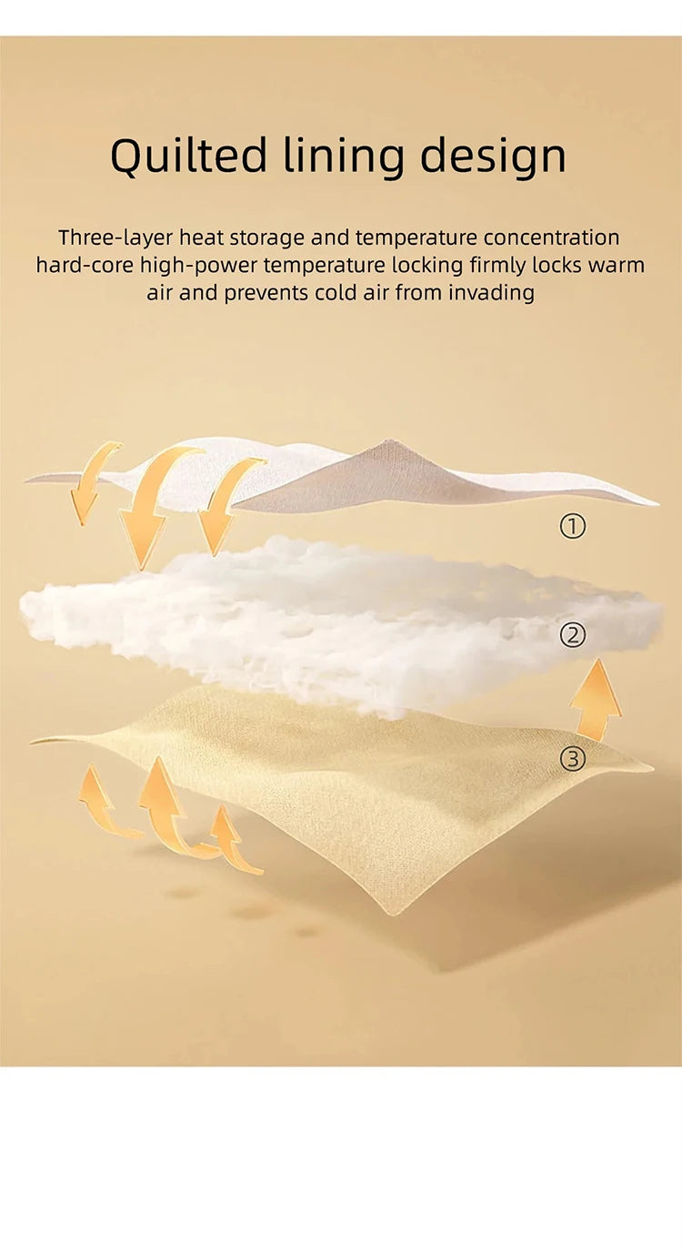 MISHOW Women's Brown Jacket 2025 Winter Retro Warm Round Neck Wool Quilted Coat Commute Short Loose Thick Coat Woman MXE87W0935