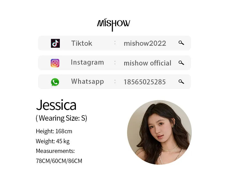 MISHOW Women's Floral Embroidery Knitted Cardigan 2026 Spring V-Neck Casual Short Tops Elegant Slim Knitted Sweater MXF11Z2917