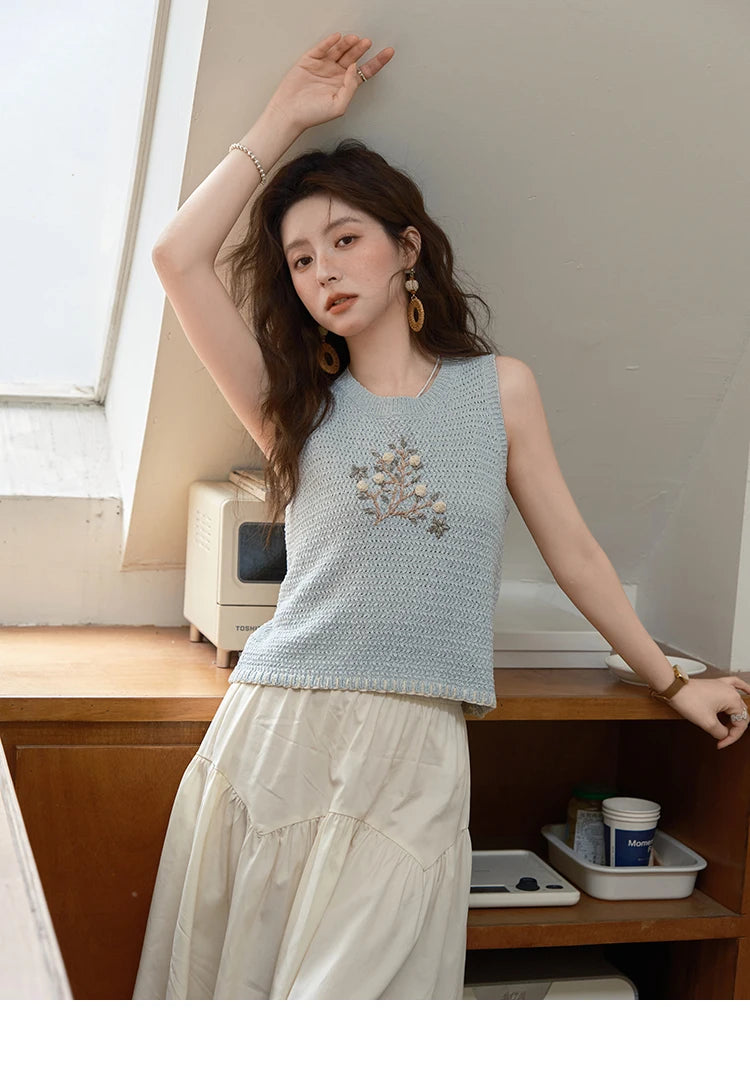 MISHOW High Waist A-Line Skirt Slim Elastic Waist MXE37B0749