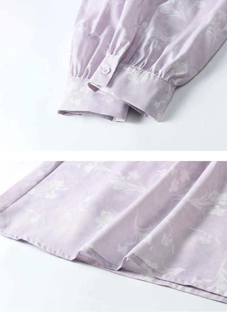 MISHOW Elegant Black Fungus Edge Dress for Women Spring 2025 Floral Lace-up Waist Dresses Long Sleeved Cake Dress MXE13L2101